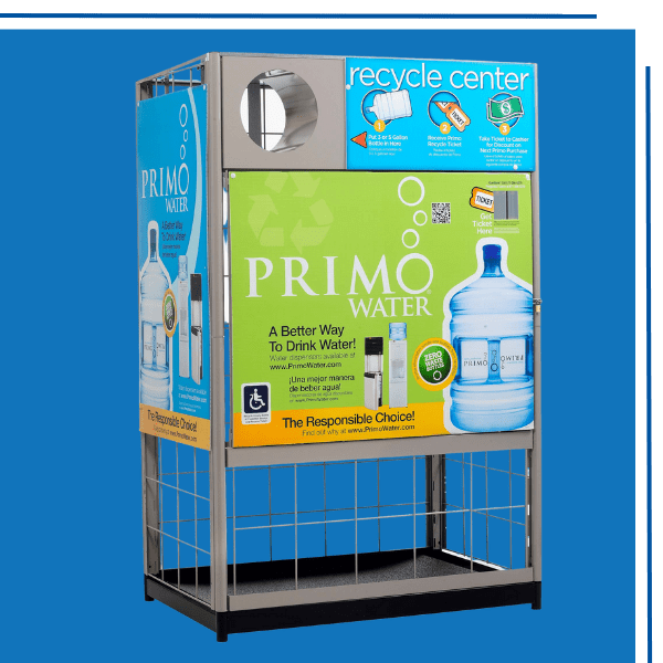 Primo Water Recycling Center Specialty Vending Display